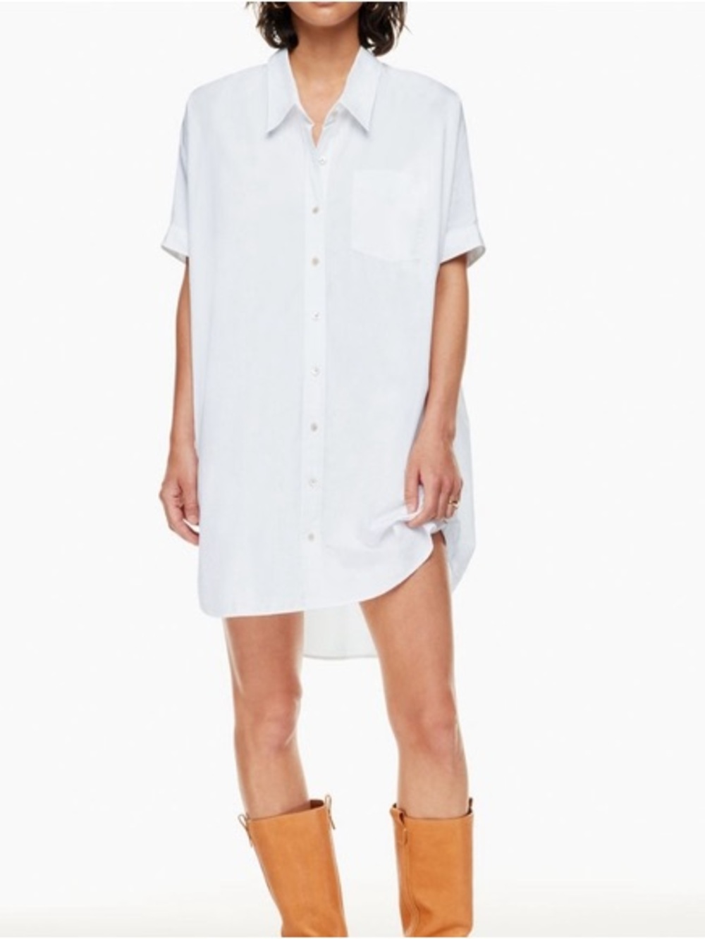 Aritzia Wilfred Free Stagecoach Cotton Button Front Dress | NWT | Size 2XL